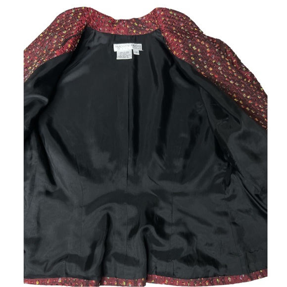 Maggy London Petites Maroon Crop Blazer. Women’s Size 6 - Picture 8 of 8